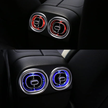 7pcs Turbine Air Vent LED Ambient Light Kit 64 Colors Replacement for Benz GLC Class X254 2023-2024year