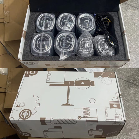 7pcs Turbine Air Vent LED Ambient Light Kit 64 Colors Replacement for Benz GLC Class X254 2023-2024year