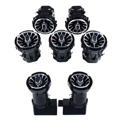 Full Package 7 Sets Interior Ambient LED Light Kit 64 Colors Replacement for Benz C Class W205 C200 C260 C300 C400 2015-2021year